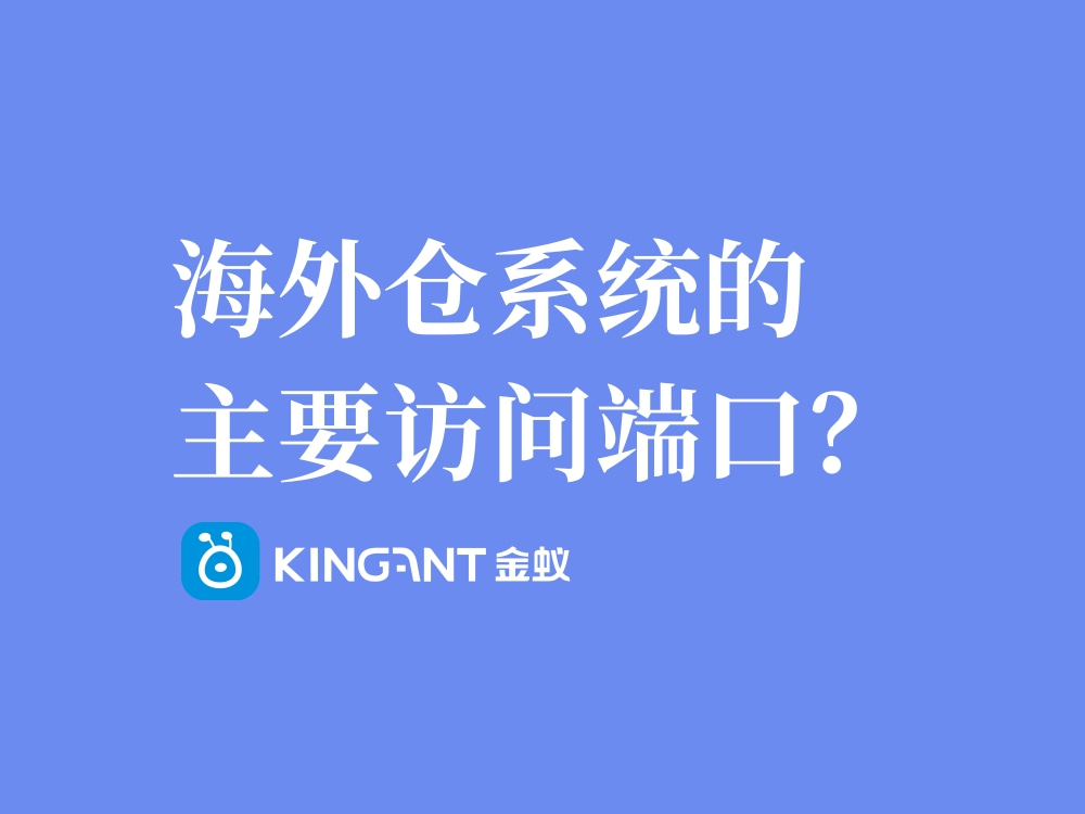 海外倉系統(tǒng)的主要訪問端口